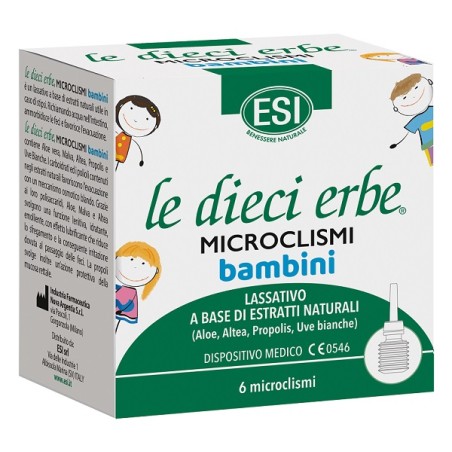 Esi Le Dieci Erbe 6 Microclismi Bambini Esi Le Dieci Erbe 6 Microclismi Bambini