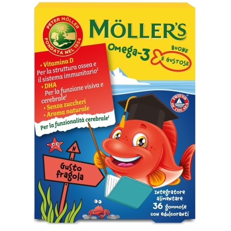Moller's Omega 3 Jelly Fish 36 Gommose