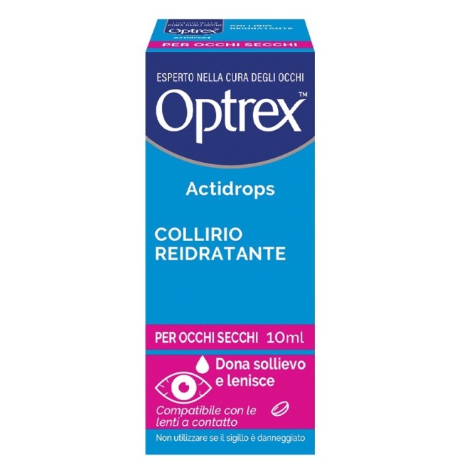 Collirio Reidratante Occhi Secchi Optrex Actidrops 10 Ml Collirio Reidratante Occhi Secchi Optrex Actidrops 10 Ml