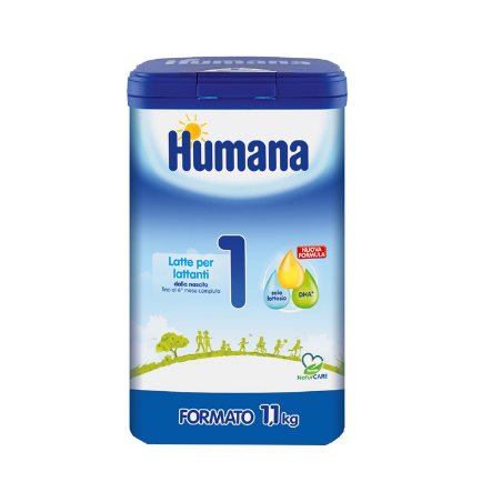 Barattolo da 1100 g di Humana Probal, latte per neonati dalla nascita fino a 6 mesi.