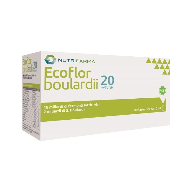Ecoflor Boulardii 20 Miliardi 10 Flaconcini Da 10 Ml