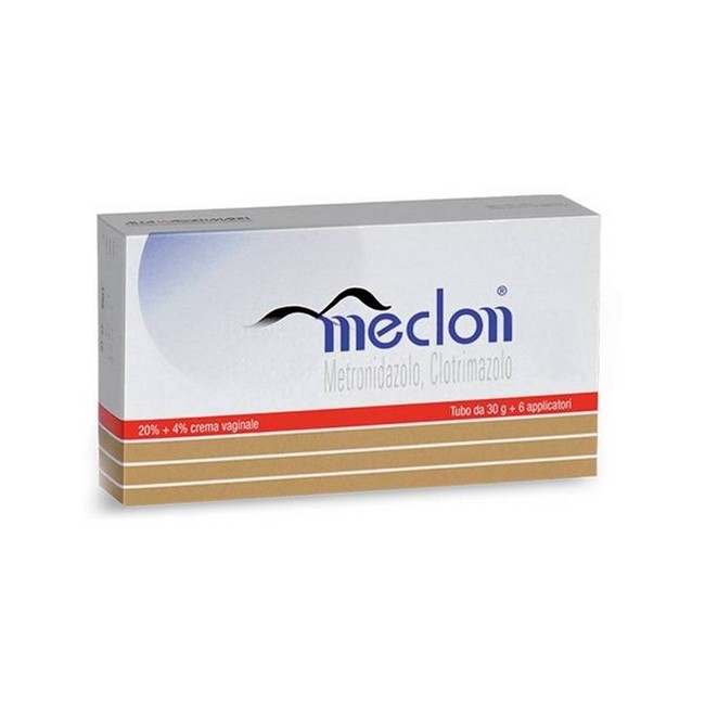 Meclon 20%+4% Crema Vaginale 30g + 6 Applicatori Meclon 20%+4% Crema Vaginale 30g + 6 Applicatori