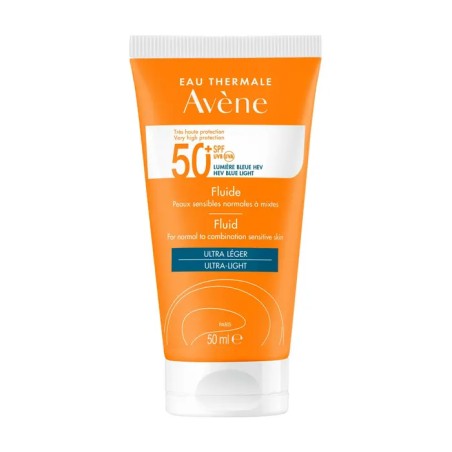 Tubetto da 50 ml di Avene Solari Fluido Viso Protettivo Spf 50+ Tubetto da 50 ml di Avene Solari Fluido Viso Protettivo Spf 50+