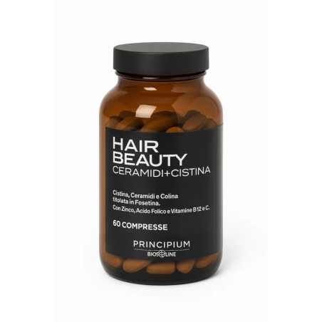 Confezione da 60 compresse di Principium Hair Beauty Integratore Per La Bellezza Dei Capelli.