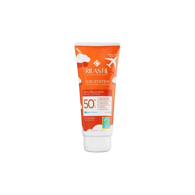 Tubetto da 100 ml di Rilastil Sun Latte Nutriente Protettivo Spf 50 + Tubetto da 100 ml di Rilastil Sun Latte Nutriente Protettivo Spf 50 +