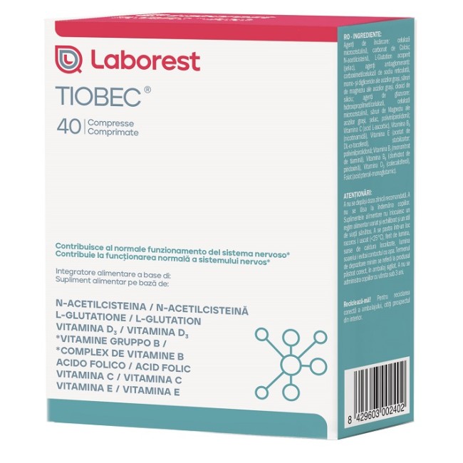 Tiobec 40 Compresse Tiobec 40 Compresse