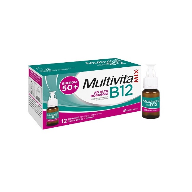 Multivitamix B12 Integratore Contro Stanchezza E Affaticamento 12 Flaconi