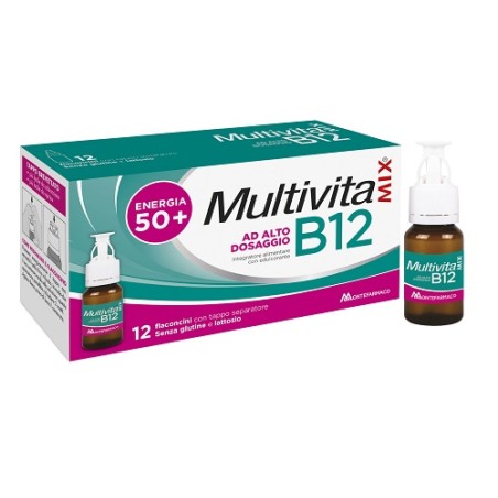 Multivitamix B12 Integratore Contro Stanchezza E Affaticamento 12 Flaconi