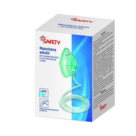 MASCHERA PER OSSIGENOTERAPIA CON TUBO MASCHERA PER OSSIGENOTERAPIA CON TUBO