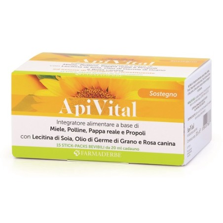 Apivital 15 Stick Pack Da 20 Ml Apivital 15 Stick Pack Da 20 Ml