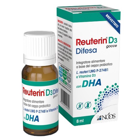 Reuterin D3 Difesa Gocce Con Dha 8 Ml Reuterin D3 Difesa Gocce Con Dha 8 Ml