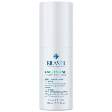 Flacone da 30 ml di Rilastil Ageless SC Siero Antirughe Opacizzante. Flacone da 30 ml di Rilastil Ageless SC Siero Antirughe Opacizzante.
