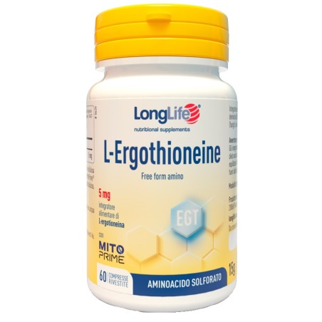 Longlife L-ergothioneine 60 Compresse Longlife L-ergothioneine 60 Compresse