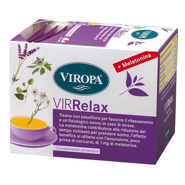 Viropa Vir Relax Tisana Passiflora 15 Filtri 6 G Viropa Vir Relax Tisana Passiflora 15 Filtri 6 G
