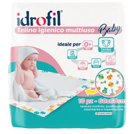 Idrofil Telino Igienico Multiuso Baby 60x60 Cm 15 Pezzi Idrofil Telino Igienico Multiuso Baby 60x60 Cm 15 Pezzi