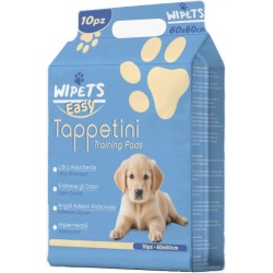 Wipets Easy Tappetini Pet Easy 60x60 Cm 10 Pezzi