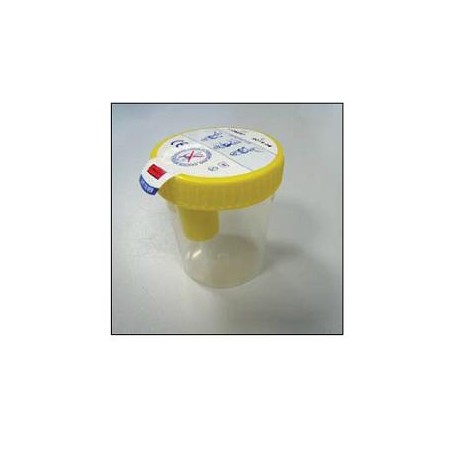 Kit Contenitore Urina Secur Box Tappo Giallo A Vite Con Punto Di Prelievo 120 Ml 1 Pezzo Kit Contenitore Urina Secur Box Tappo Giallo A Vite Con Punto Di Prelievo 120 Ml 1 Pezzo