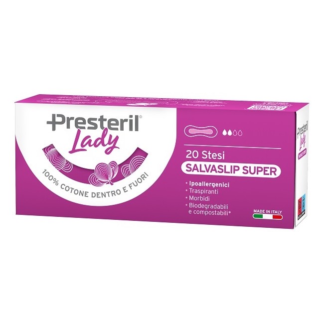 Presteril Lady Salvaslip Super Stesi 20 Pezzi Presteril Lady Salvaslip Super Stesi 20 Pezzi