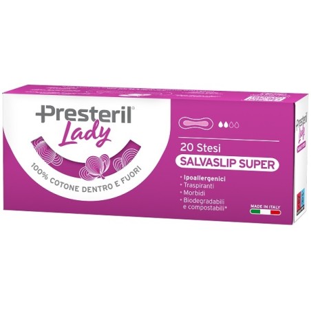 Presteril Lady Salvaslip Super Stesi 20 Pezzi Presteril Lady Salvaslip Super Stesi 20 Pezzi