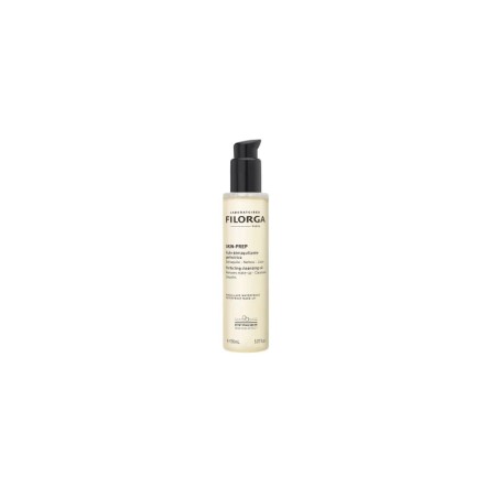 Flacone da 150 ml di Filorga Skin-Prep Olio Struccante Detergente Per Detersione Perfetta.