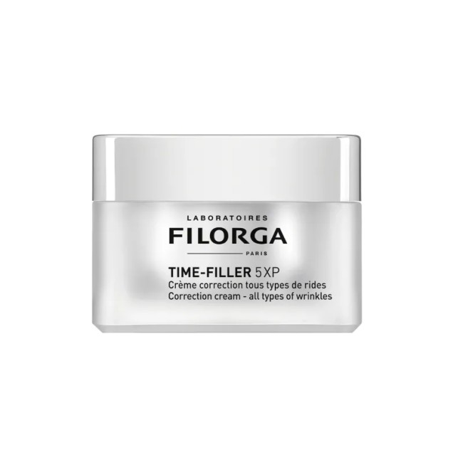 Vasetto da 50 ml di Filorga Time Filler 5XP Crema Giorno Antiage Per Tutti I Tipi Di Rughe. Vasetto da 50 ml di Filorga Time Filler 5XP Crema Giorno Antiage Per Tutti I Tipi Di Rughe.