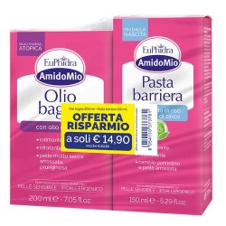 Euphidra Bipacco Amidomio Pasta Barriera 200 Ml + Olio Bagno 150 Ml Euphidra Bipacco Amidomio Pasta Barriera 200 Ml + Olio Bagno 150 Ml