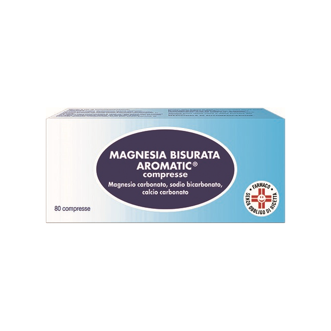Magnesia Bisurata Aromatic 80 Pastiglie Magnesia Bisurata Aromatic 80 Pastiglie
