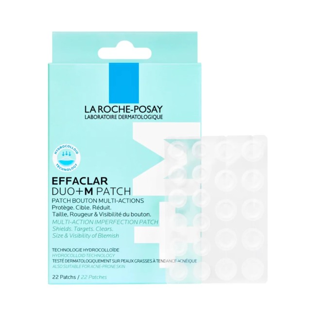 Confezione da 22 pezzi di Effaclar Duo+ M Patch Anti-Imperfezioni Per Pelle A Tendenza Acneica. Confezione da 22 pezzi di Effaclar Duo+ M Patch Anti-Imperfezioni Per Pelle A Tendenza Acneica.