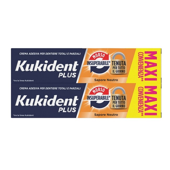 Kukident Bipacco Morso Insuperabile Crema Adesiva Dentiere 57 G X 2 Kukident Bipacco Morso Insuperabile Crema Adesiva Dentiere 57 G X 2