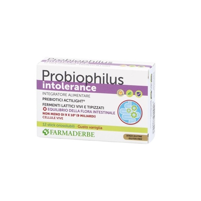 Probiophilus Intollerance 12 Stick Pack Probiophilus Intollerance 12 Stick Pack