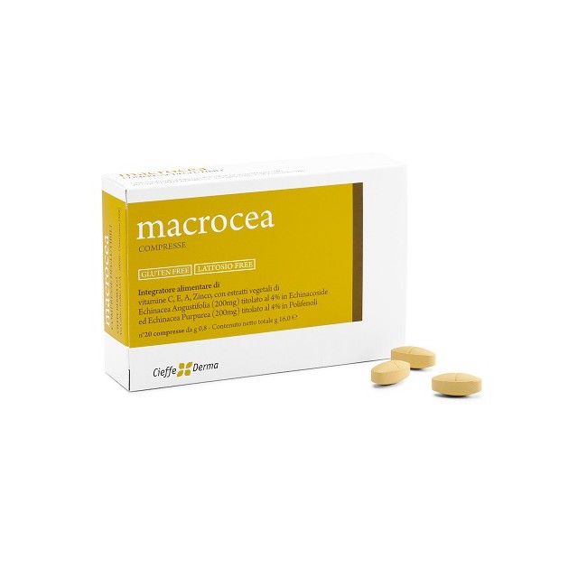 MACROCEA 20 COMPRESSE DEGLUTIBILI MACROCEA 20 COMPRESSE DEGLUTIBILI
