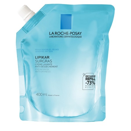 Flacone da 400 ml di La Roche Posay Lipikar Surgras Doccia Crema Eco Ricarica