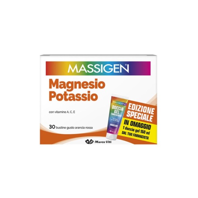 Massigen Magnesio Potassio Integratore Salino Contro La Stanchezza 30 Buste