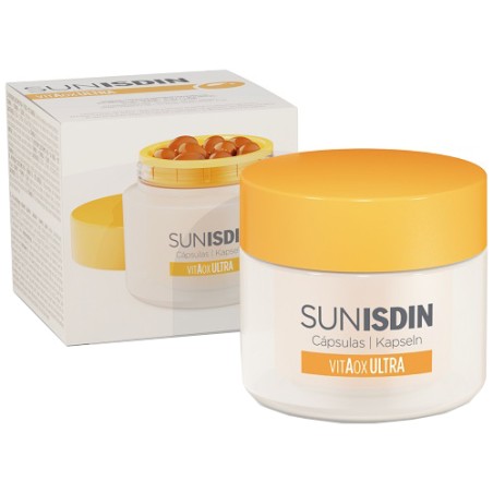 Confezione da 30 capsule di Sunsidin Capsule, integratore per proteggere la pelle dai raggi UV.