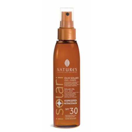 Nature's I Solari Olio Solare Viso Corpo Spf 30 150 Ml