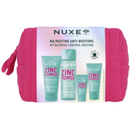 Cofanetto viso anti-imperfezioni con detergente, lozione, fluido mat e siero viso anti-impurità.
