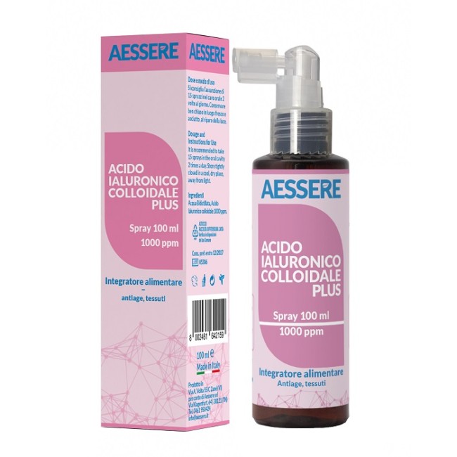 Acido Ialuronico Colloidale Plus 1000ppm 100 Ml Acido Ialuronico Colloidale Plus 1000ppm 100 Ml