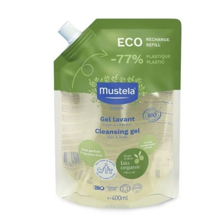 Mustela Eco-refill Gel Detergente Bio 400 Ml Mustela Eco-refill Gel Detergente Bio 400 Ml