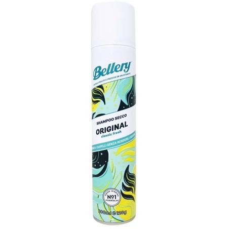 Flacone da 200 ml di Bellery Original Shampoo Secco Purificante Flacone da 200 ml di Bellery Original Shampoo Secco Purificante