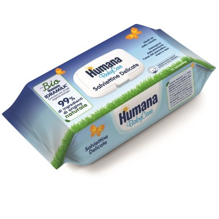 Humana Baby Care Salviette 72 Pezzi Humana Baby Care Salviette 72 Pezzi