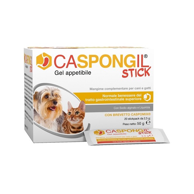 Caspongil Stick Gel Appetibile 20 Stickpack Da 2,5 G
