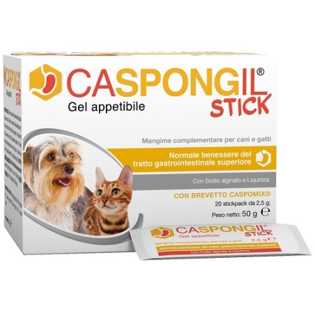 Caspongil Stick Gel Appetibile 20 Stickpack Da 2,5 G