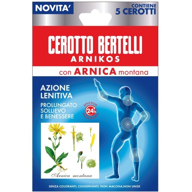 Bertelli Cerotto Arnikos Con Arnica Montana 5 Pezzi Bertelli Cerotto Arnikos Con Arnica Montana 5 Pezzi