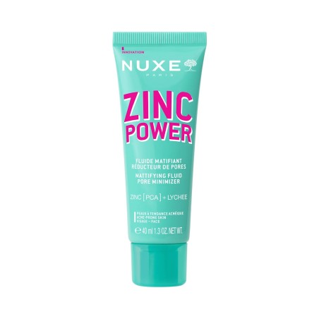 Tubo da 40 ml di Nuxe Zinc Power Fluido Mattificante Sebo-Regolatore Anti-Imperfezioni Pelle Grassa. Tubo da 40 ml di Nuxe Zinc Power Fluido Mattificante Sebo-Regolatore Anti-Imperfezioni Pelle Grassa.
