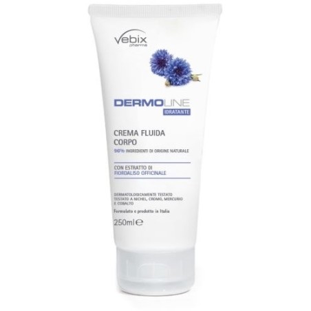 Vebix Dermoline Crema Fluida Corpo Fiordaliso 250 Ml Vebix Dermoline Crema Fluida Corpo Fiordaliso 250 Ml