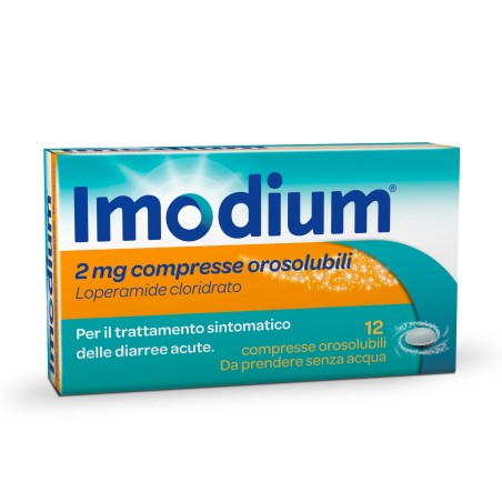 IMODIUM 2 MG 12 compresse orosolubili