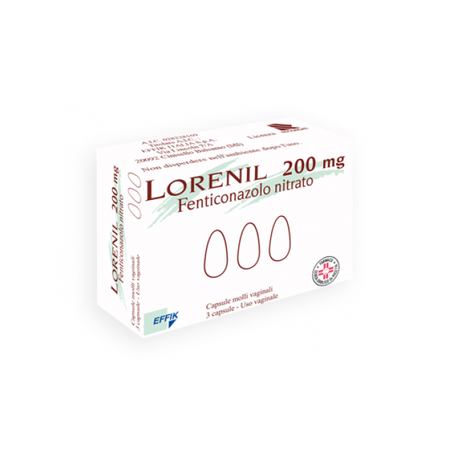 Lorenil 200mg Capsule Molli Vaginali 3 Capsule Lorenil 200mg Capsule Molli Vaginali 3 Capsule