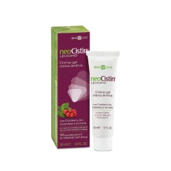 Tubo da 30 ml di NeoCistin Leucand, crema lenitiva per candida e prurito intimo.