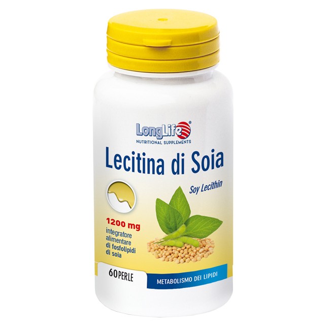 LONGLIFE LECITINA SOIA 60 PERLE LONGLIFE LECITINA SOIA 60 PERLE