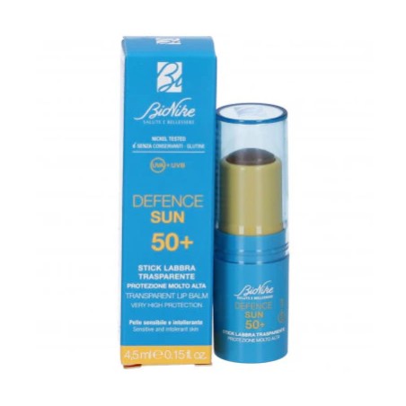 Bionike Defence Sun Stick Labbra Trasparente Spf 50+ 4,5 Ml